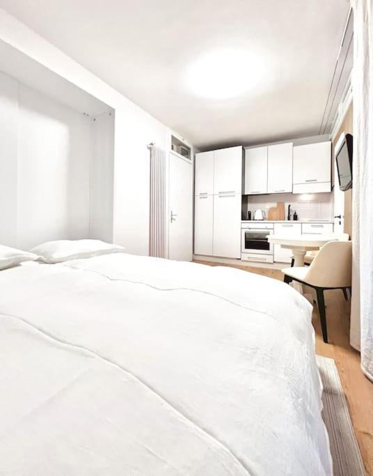 Bright Tiny Studio - Shared Pool & Sauna - Free Parking - Air Condition Muralto Εξωτερικό φωτογραφία