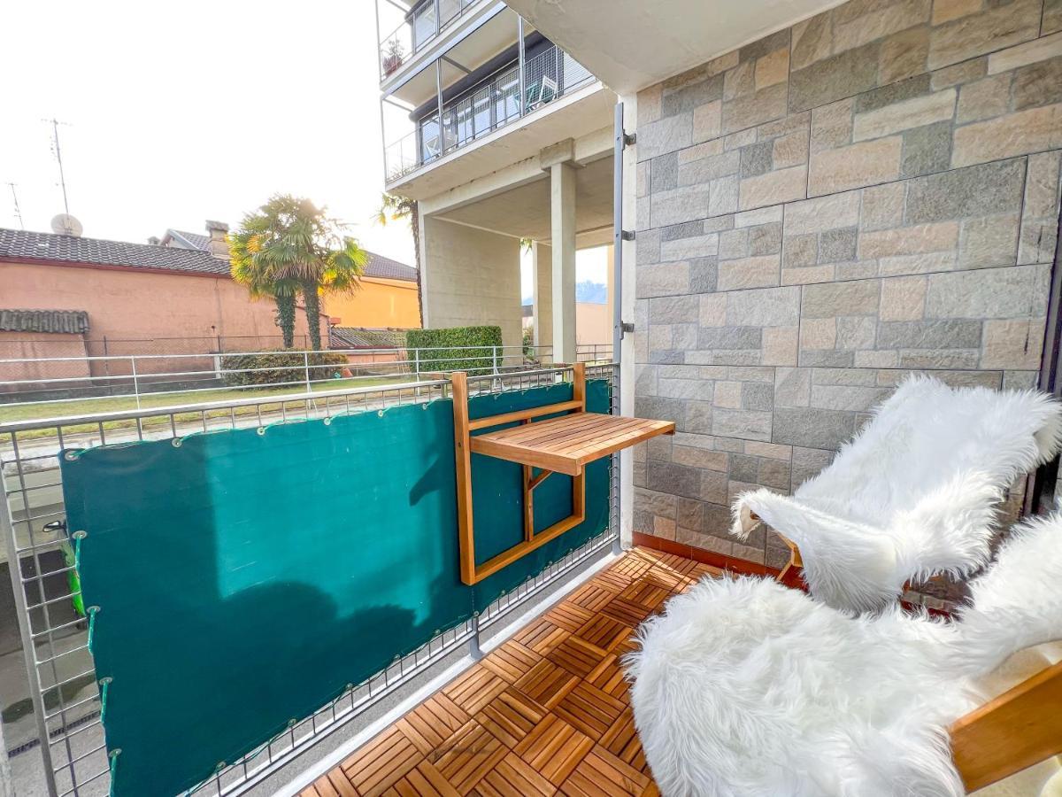 Bright Tiny Studio - Shared Pool & Sauna - Free Parking - Air Condition Muralto Εξωτερικό φωτογραφία